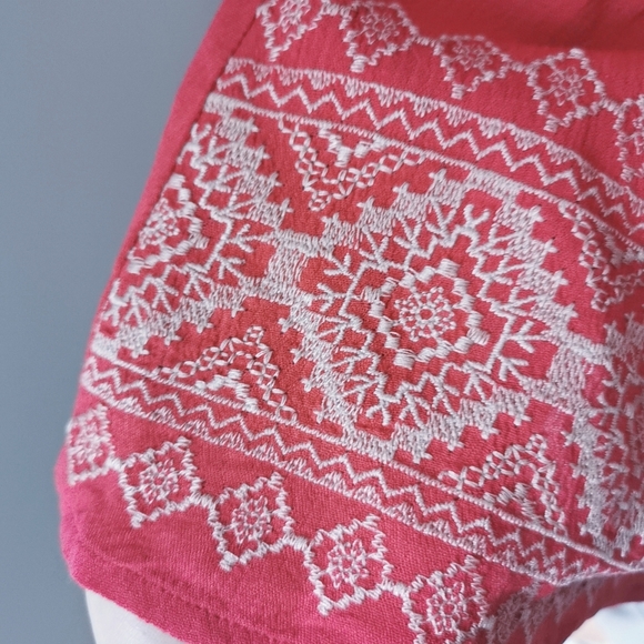 Skies Are Blue Embroidered Dress - Picture 2 of 7